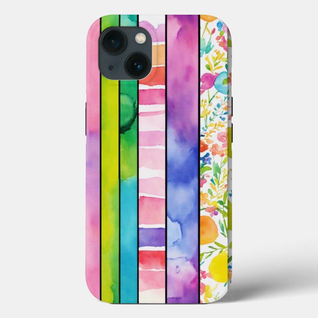 Vibrant Watercolor Digital  för (Baksida)