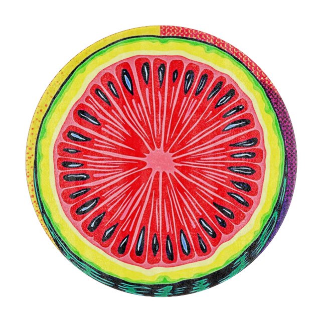 Vibrant Watermelon Pop Art (Framsidan)