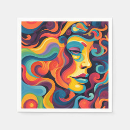 Vibrant Whirl of Känslor Pappersservett