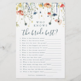 Vibrant Wildblomma som känner till det bästa spele