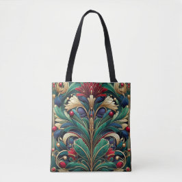 Vibrant William Morris Inspired Tote Bag Tygkasse