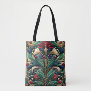 Vibrant William Morris Inspired Tote Bag Tygkasse