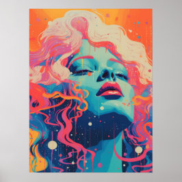 Vibrant Womans essens Poster