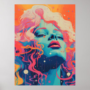 Vibrant Womans essens Poster