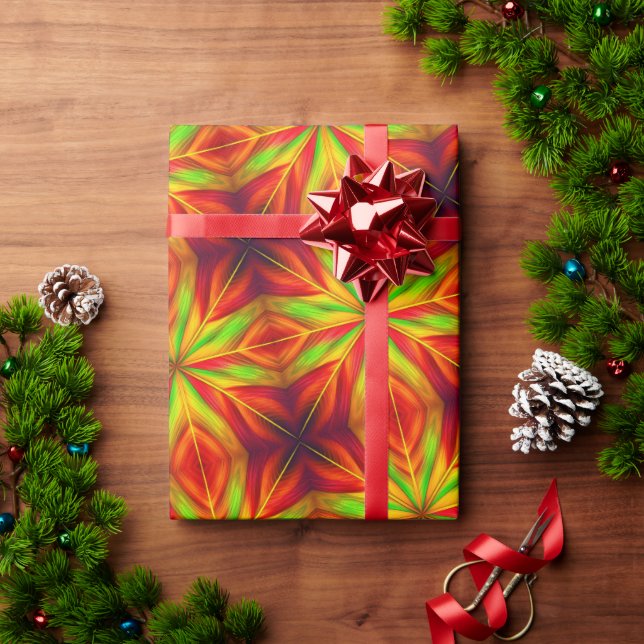 Vibrant Wrapping Paper Presentpapper (Julgåva)