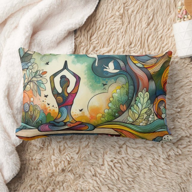 Vibrant Yoga Serenity Lumbarkudde (Filt)