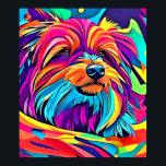 Vibrant Yorkie Pop Art Poster<br><div class="desc">En fängslande popkonst porträtt i en Yorkshire Terrier i ett brinnande färg. Perfekt för hundälskare och konstentusiaster (den här utformningen är gjord med AI). Ställe beställer i dag och Kämpa på köpet!</div>