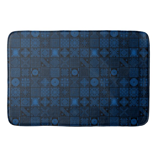 Vibrant Yoruba Spirit Bath Mat Badrumsmatta (Framsidan)