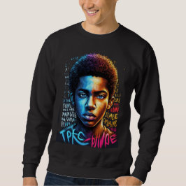 Vibrant Youth Sketch Art T-Shirt Lång Ärmad Tröja