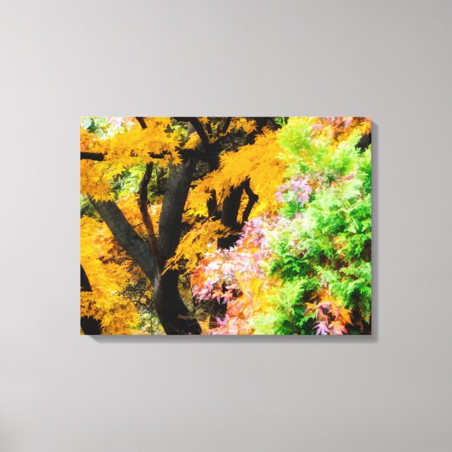 Vibrant Zen Garden Canvastryck (Framsida)