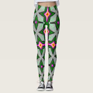 Vibranta 3D Digital Design Leggings - Snyggt, Comf