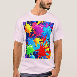 Vibranta färgplattor: Ett fet Färg Påstående T Shirt