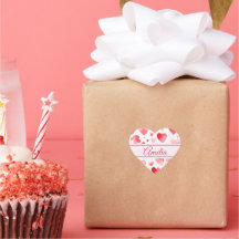 Vibranta hjärtan | Anpassat namn