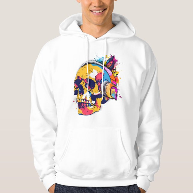 Vibranta hudslag hoodie (Framsida)