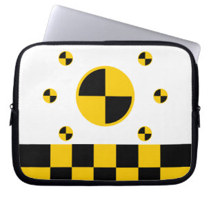 Vibranta kraschtestmarkörer laptop fodral