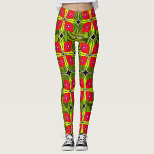 Vibranta och bekväma färgämnen leggings