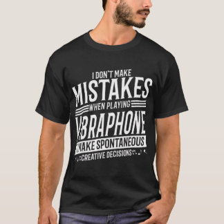 Vibraphone Player Musical Instrument Vibraphone T- T Shirt