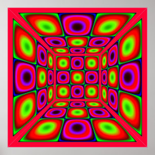 Vibrating Färg Poster