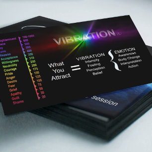 Vibration strömkort visitkort