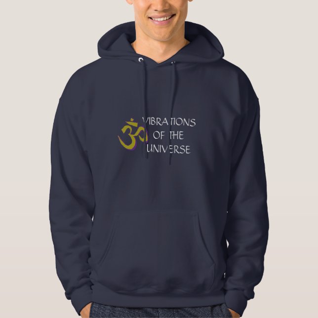VIBRATIONER AV UNIVERSUM SWEATSHIRT MED LUVA (Framsida)