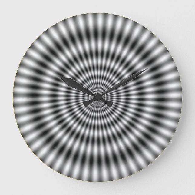 Vibrationscirkel - Optisk bild Stor Klocka (Framsida)
