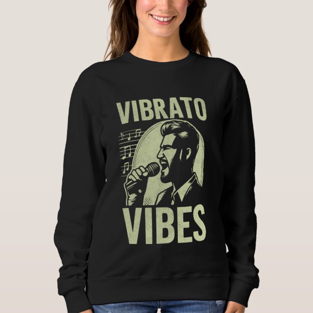 Vibrato Vibes Vocalist T Shirt (Framsida)