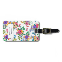 Vibrerande blommönstervitbakgrund