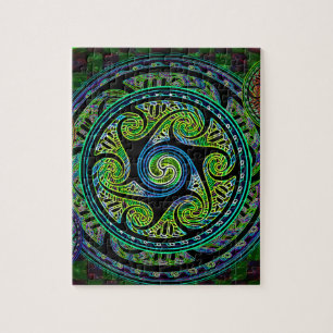 Vibrerande Celtic fnurra för Variated Spheres Pussel