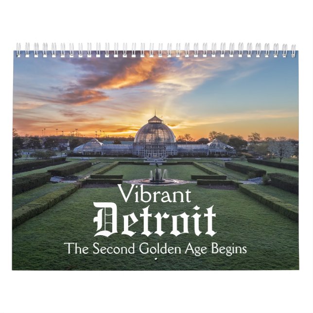 Vibrerande Detroit kalender (Omslag)