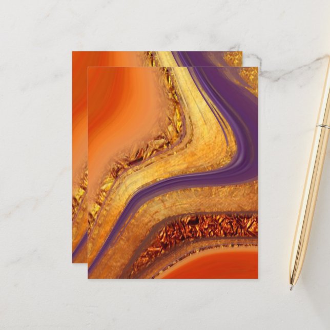 vibrerande färg art (Fram/Back In Situ)