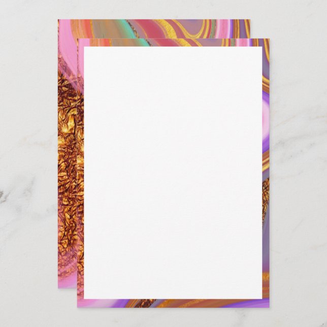 vibrerande färg art (Fram/baksida)