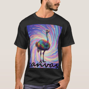 vibrerande grafik t-shirt, färgfull striktdesign t shirt