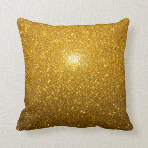 Vibrerande guld kudde