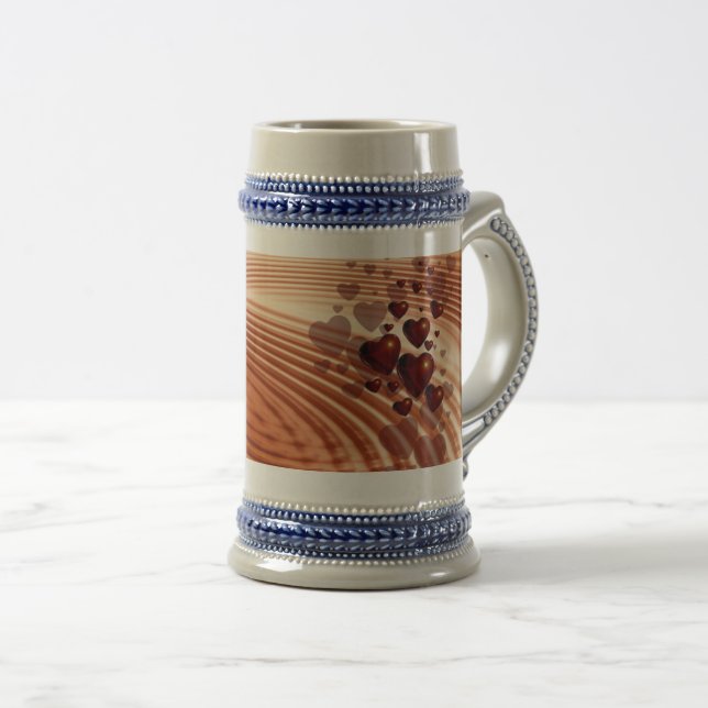 Vibrerande hörn 22 oz Stein Sejdel (Framsida höger)