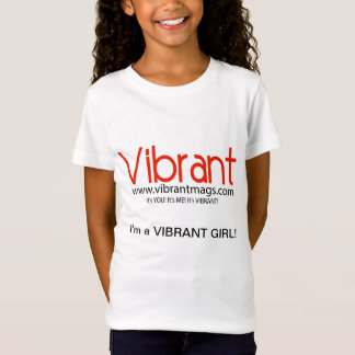 Vibrerande liten flickaskjortor t shirt