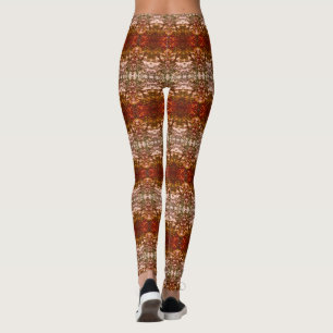 Vibrerande mönster 8 för soluppgångjulljus leggings