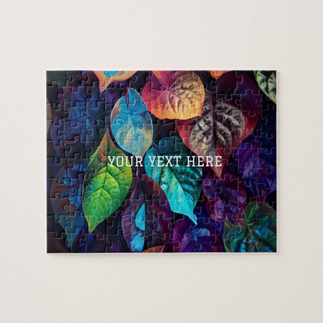 vibrerande och synligt slående arrangemang av lämn pussel (Horisontell)