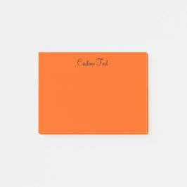 Vibrerande orange post-it block