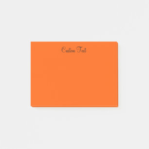 Vibrerande orange post-it block