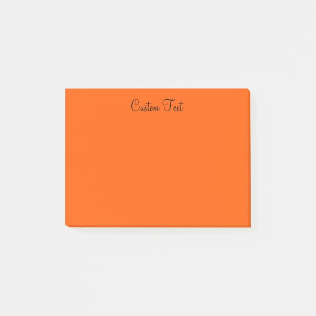 Vibrerande orange post-it block (Framsida)