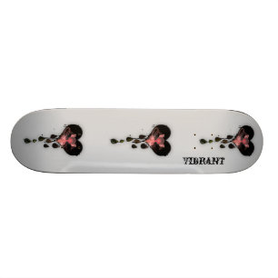 VIBRERANDE Skateboard för flickor för svart- &