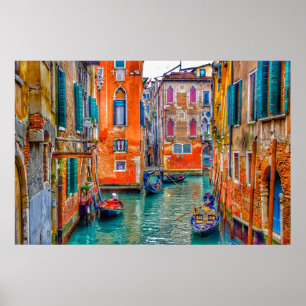 VIBRERANDE VENEDIG, ITALIEN POSTER
