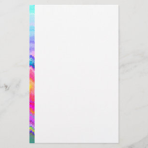 Vibrerar Glitch Rainbow Brevpapper