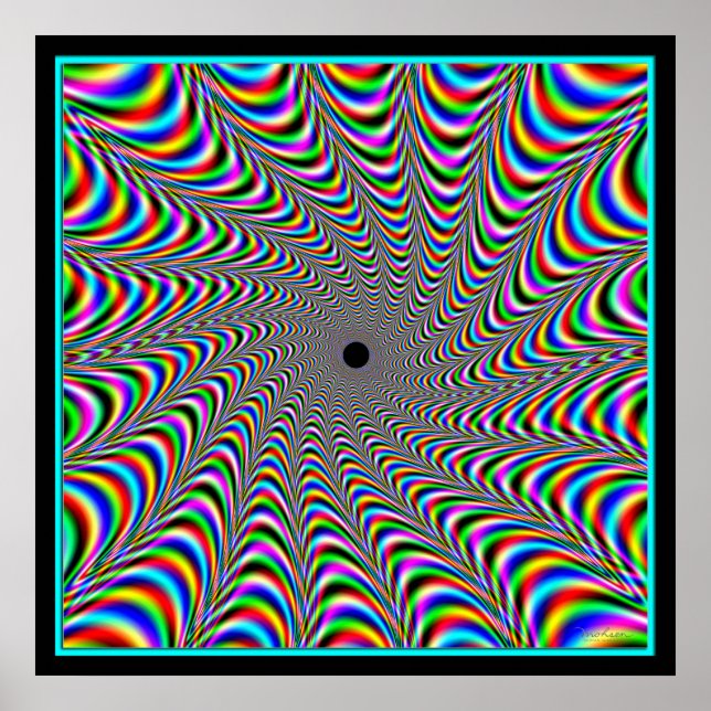 Vibrerar konvergens för Färg Poster (Framsidan)