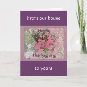 Viburnum Fall Foliage Happy thanksgiving-artiklar Helgkort