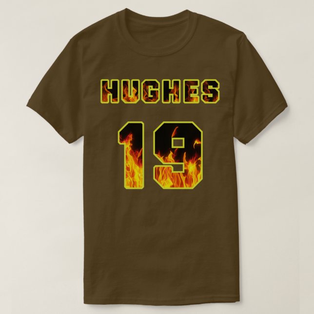 Vic Hughes Station 19 Jersey Flames T Shirt (Design framsida)