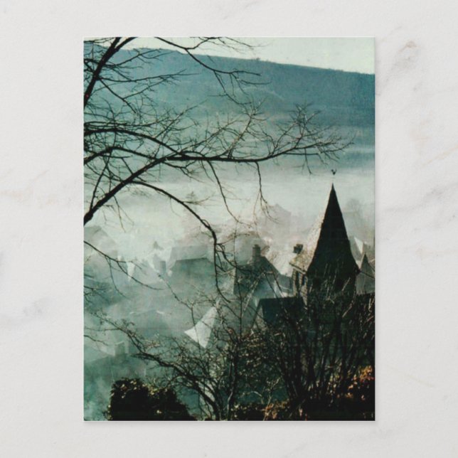 VIC sur CERE Cantal Frankrike Church vycard Vykort (Framsida)