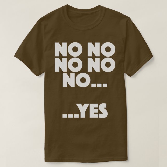Vicar of Dibley Nej Nej Ja 1 T Shirt (Design framsida)