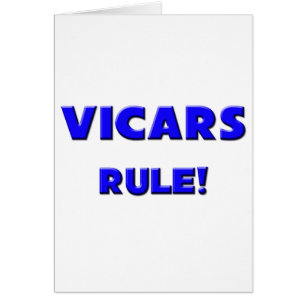 Vicars härskar! hälsningskort