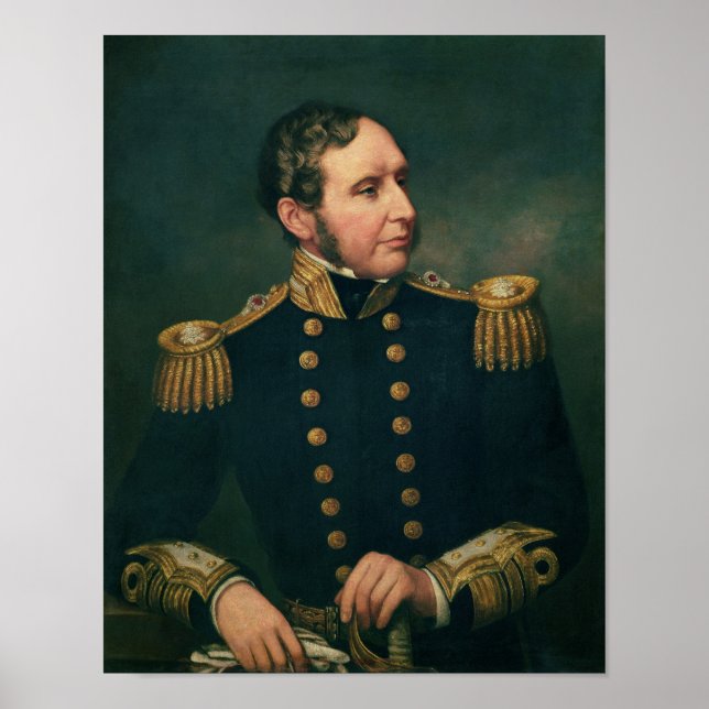 Vice Admiral Robert Fitzroy Poster (Framsidan)